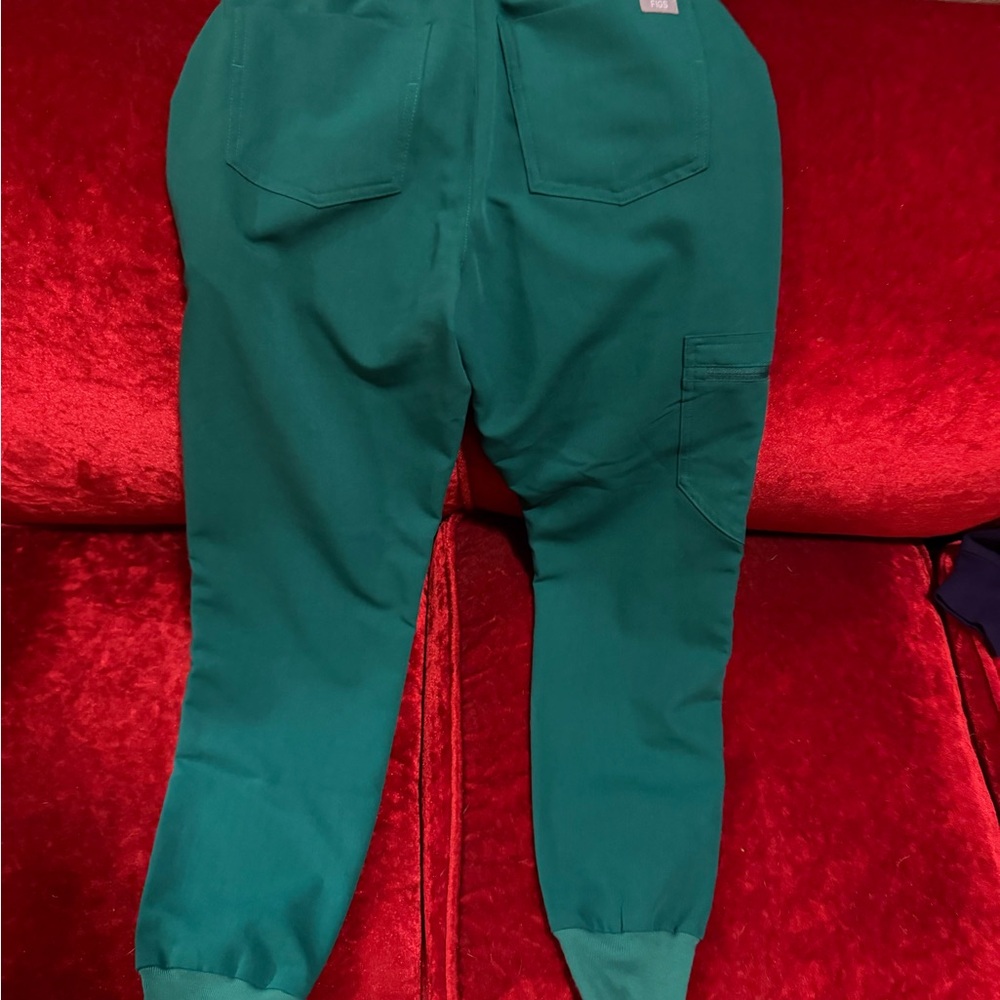 Figs Hunter Green Jogger Scrubs XXS/P - Picture 2 of 7